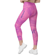 Acrylic Style Leggings with pockets Mag