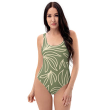 Tropical Palms One-Piece Swimsuit