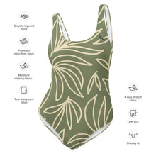 Tropical Palms One-Piece Swimsuit